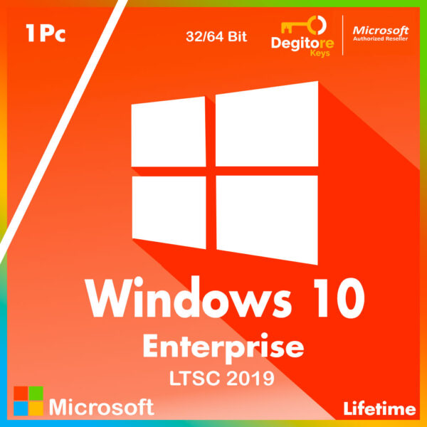 Microsoft Windows 10 Enterprise LTSC 2019 32/64-bit Product Key For 1 ...