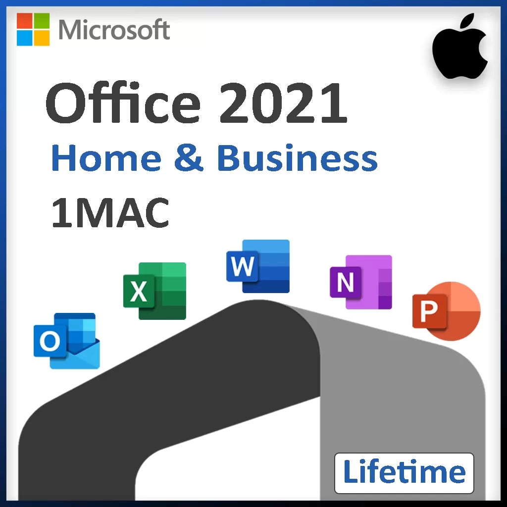 Microsoft Office 2021 Home Business For 1 MAC