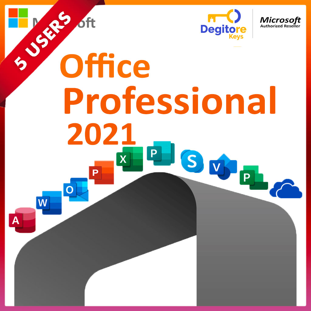 Microsoft Office 2021 Professional Plus – 5 PC – Lifetime Product Key -  Degitore